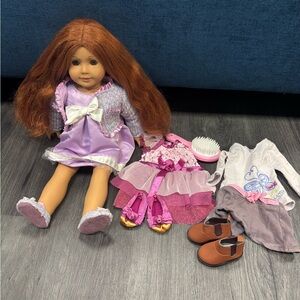 American Girl Doll Red Haired Saige Copeland Doll